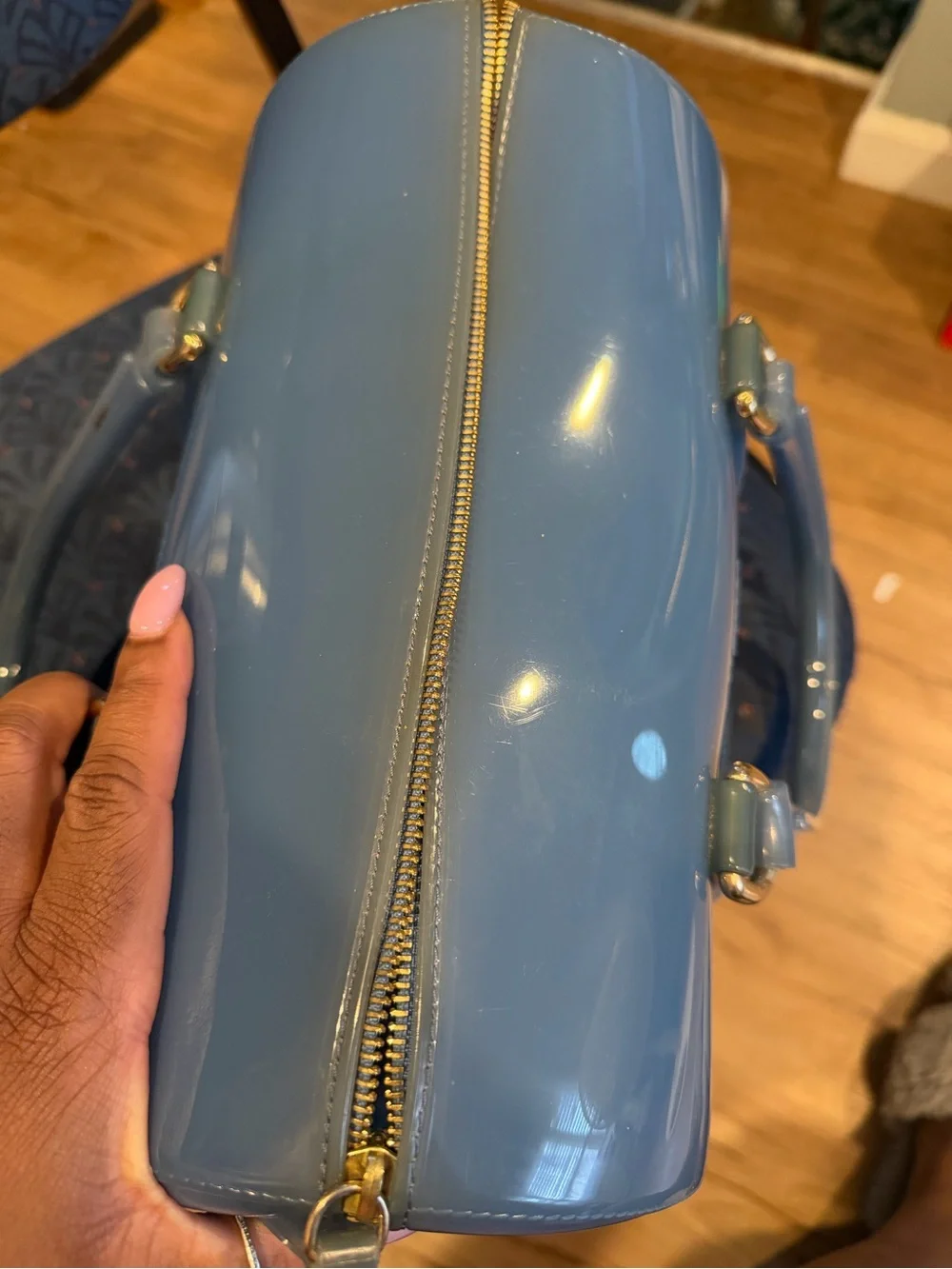 Furla Candy Blue Satchel